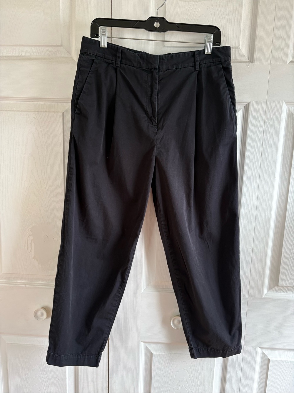 Everlane Black Denim Cropped Jeans Pants 10 Career Academia Preppy Uniform Soft